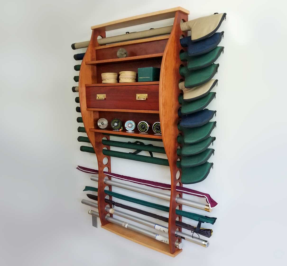 Fly Rod Wall Rack – King Flyrods